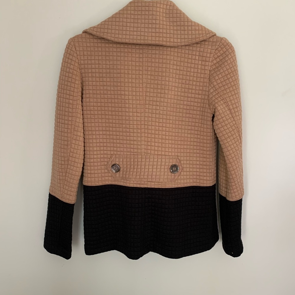 Thml - Pierina Textured Color Block Waffle Peacoat - image 3